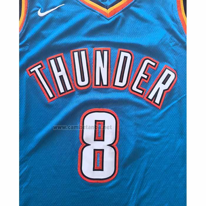 Camiseta Oklahoma City Thunder Jalen Williams NO 8 Icon 2024-25 Azul